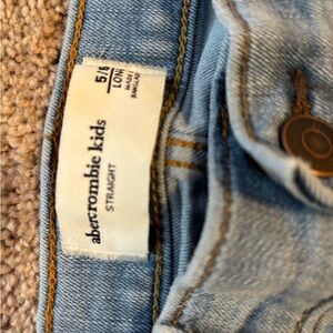 Abercrombie Kids 5/6 Long Light Blue Denim